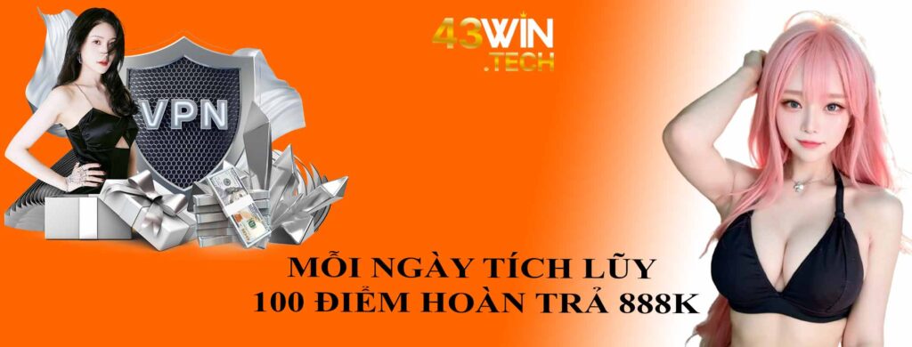 Mỗi ngày tích lũy 100 điểm hoàn trả 888k